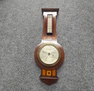 Edwardian mahogany barometer  Thumbnail 3