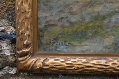Gilt framed oil painting signed  J.F.Slater Thumbnail 3