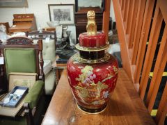 Crown devon vase & cover Thumbnail 1