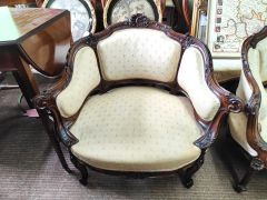 Pair of mahogany chairs  Thumbnail 2