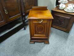 Edwardian mahogany coal box Thumbnail 1