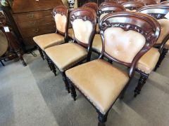 Twelve 19th century mahogany dining chairs Thumbnail 2