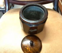 1920s wood tea caddy  Thumbnail 3