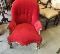 Victorian mahogany armchair  Thumbnail 2