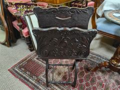 Oak magazine rack Thumbnail 2