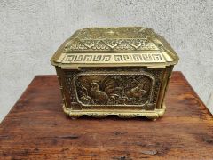 19th century brass tea caddy Thumbnail 3