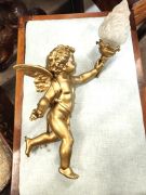 Set of gilt cherub lamps  Thumbnail 2