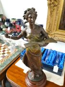 19th century spelter figure Thumbnail 1