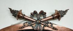 Copper framed mirror Thumbnail 2