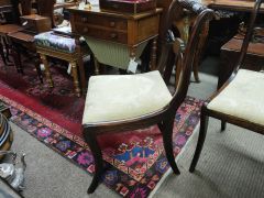 Pair of rosewood regency chairs Thumbnail 3
