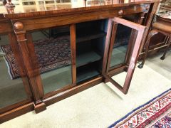 Victorian rosewood four door sideboard with mirror back & gallery Thumbnail 4