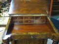A victorian burr walnut davenport Thumbnail 4