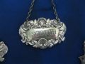 A selection of silver decanter labels Thumbnail 2