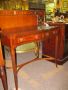 Mahogany leather top desk Thumbnail 2