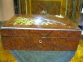 Victorian walnut & brass box Thumbnail 4