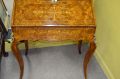 Victorian burr-walnut bureau de dame  Thumbnail 2