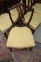 Set of six mahogany hepplewhite dining chairs Thumbnail 3