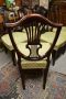 Set of six mahogany hepplewhite dining chairs Thumbnail 4