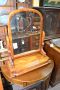 Victorian mahogany dressing table mirror  Thumbnail 3