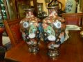 Pair of chinese cloisonne vases Thumbnail 2