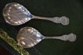 Pair of art nouveau silver spoons Thumbnail 1