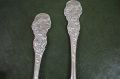 Pair of art nouveau silver spoons Thumbnail 2