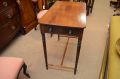 Georgian mahogany side table Thumbnail 1