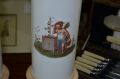 Pair Victorian porcelain vases Thumbnail 3