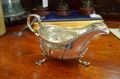 Georgian irish silver sauce boat Thumbnail 4