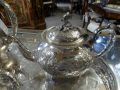 Five piece silver plated tea set Thumbnail 3