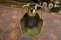  Victorian Brass coal scuttle with shovel Thumbnail 2
