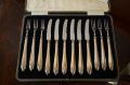 Art deco silver handled fruit set  Thumbnail 2