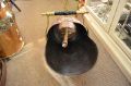 Copper & brass coal scuttle with shovel Thumbnail 3