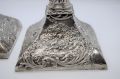 Pair of victorian silver candlesticks Thumbnail 2